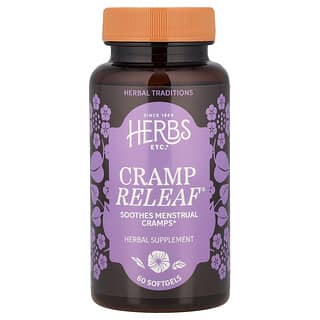 Herbs Etc., Cramp ReLeaf®, 60 мягких таблеток