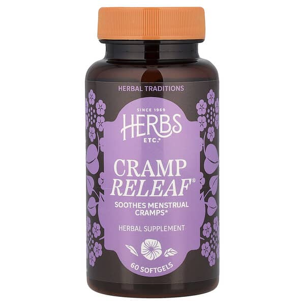 Herbs Etc., Cramp ReLeaf®, 60 Weichkapseln