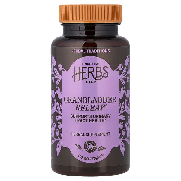 Herbs Etc. CranBladder ReLeaf®, 60 Softgels
