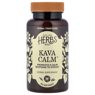 Herbs Etc., Kava Calm™, 60 Softgels