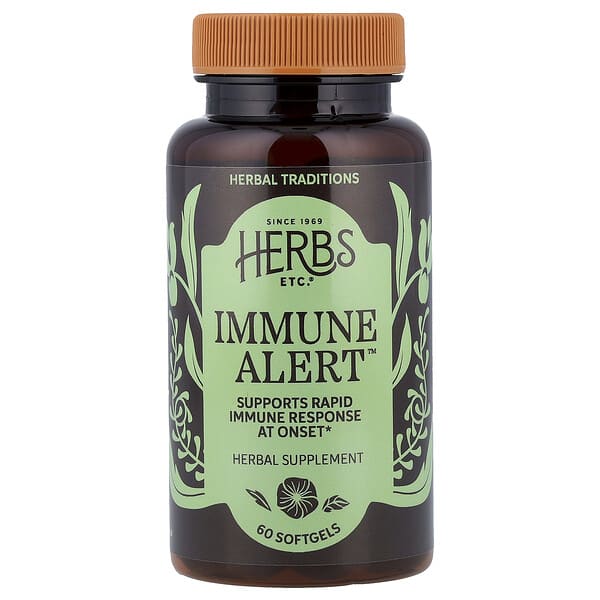 Herbs Etc. Immune Alert™, 60 Softgels