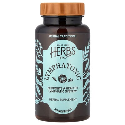 Herbs Etc., Lymphatonic™, 60 Softgels