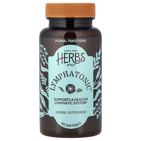 Herbs Etc. Lymphatonic™, 60 Softgels