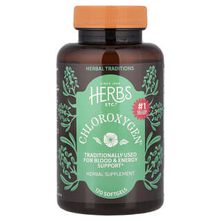 Herbs Etc., ChlorOxygen®, 120 capsules à enveloppe molle