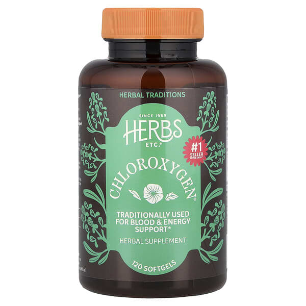 Herbs Etc., ChlorOxygen®, 120 capsules à enveloppe molle