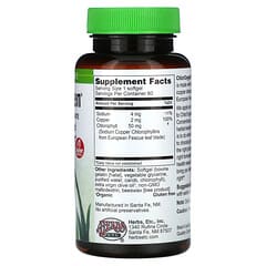 Herbs Etc., ChlorOxygen，浓缩叶绿素，60 粒速效软胶囊
