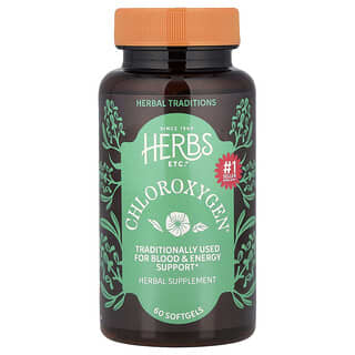 Herbs Etc., ChlorOxygen®, 60 capsules à enveloppe molle