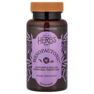 Herbs Etc., Menopautonic™, 60 capsules à enveloppe molle