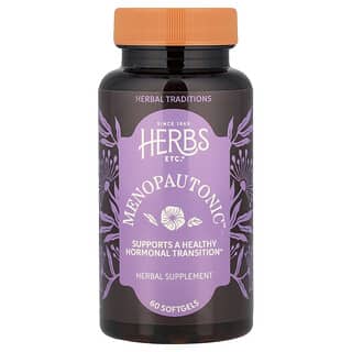 Herbs Etc., Menopautonic™, 60 Softgels (400 mg per Softgel)