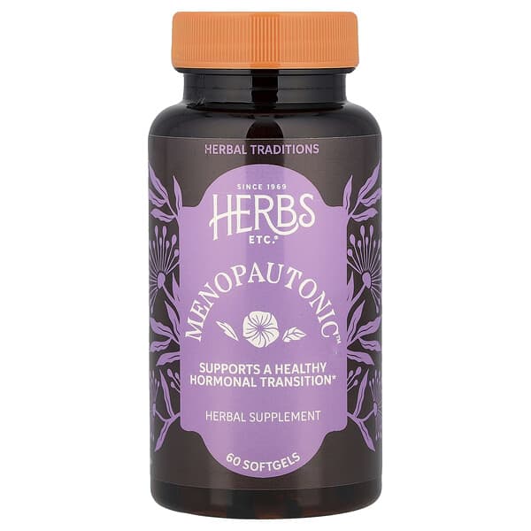Herbs Etc., Menopautonic™, 60 softgels