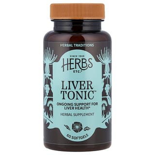 Herbs Etc., Liver Tonic™, 60 меки капсули