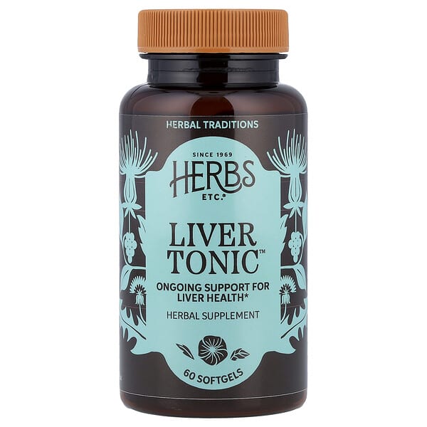 Herbs Etc. Liver Tonic™, 60 Softgels