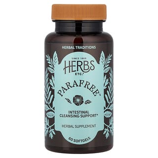 Herbs Etc., ParaFree™, 60 mjukgelkapslar