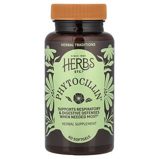 Herbs Etc., Fytocilin®, 60 měkkých kapslí