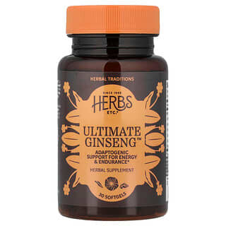 Herbs Etc., Ultimate Ginseng™, 30 Softgels
