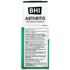MediNatura, BHI, Arthritis, Pain Relief Tablets, 100 Tablets