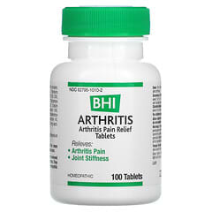 MediNatura, BHI, Artritis, Comprimidos para aliviar el dolor, 100 comprimidos