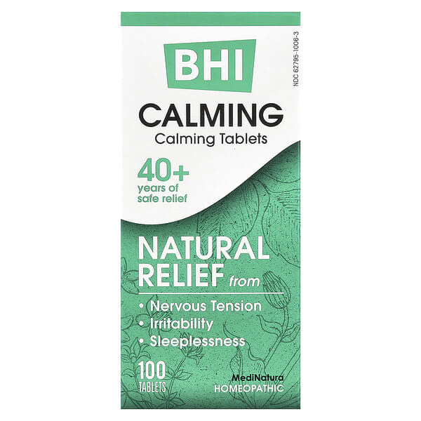 BHI, Calming, 100 Tablets
