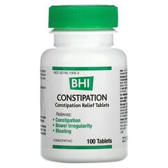 MediNatura, BHI, Constipation Relief, 100 Tablets