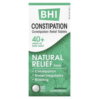 MediNatura, BHI, Constipation Relief, 100 Tablets