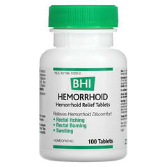 MediNatura‏, BHI, Hemorrhoid, 100 Tablets