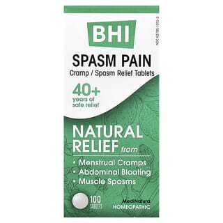 MediNatura, BHI, Spasm Pain, 100 Tablets