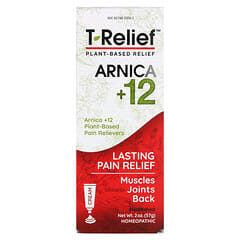 MediNatura, T-Relief, 아르니카 +12, 식물성 통증 완화 크림, 57g(2oz)