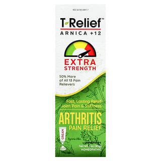 MediNatura, T-Relief, Arnica +12, गठिया दर्द निवारक क्रीम, 85 g