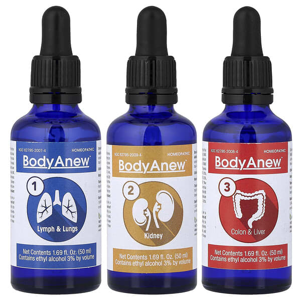 ميديناتورا‏, BodyAnew ™ ، 3 زجاجات ، 1.69 أونصة سائلة (50 مل) لكل زجاجة