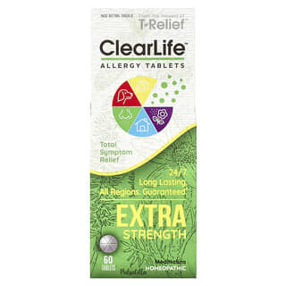 MediNatura, ClearLife™ Allergy Tablets, Extra Strength, 60 Tablets