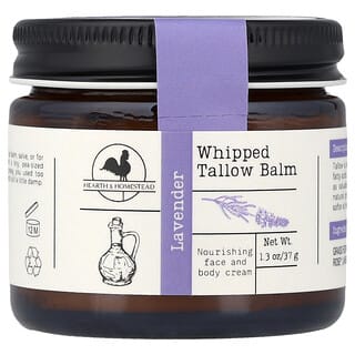 Hearth and Homestead, Bálsamo de sebo batido, Lavanda, 37 g (1,3 oz)