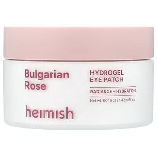 Heimish, Parche de hidrogel para el contorno de los ojos, Agua de rosas búlgaras, 60 parches