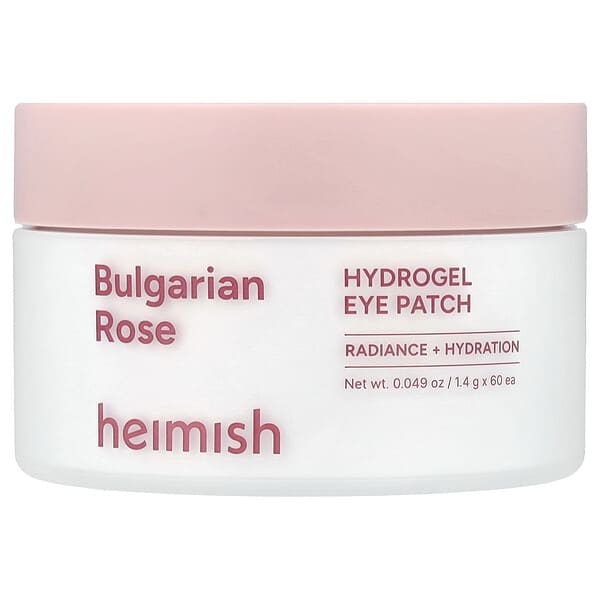 Heimish, Hydrogel Eye Patch, Bulgarian Rose, 60 Patches