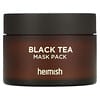 אריזה של מסיכות יופי תה שחור, 110 מ"ל