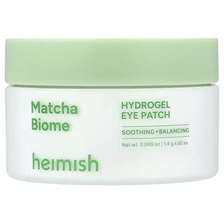 Heimish, Bioma de matcha, Parche de hidrogel para el contorno de los ojos, 60 parches, 1,4 g cada uno