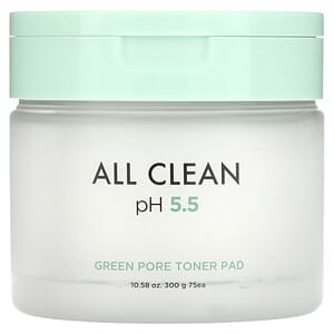 Heimish, All Clean, Green Pore Toner Pad, 75 Pads, 10.58 oz (300 g)