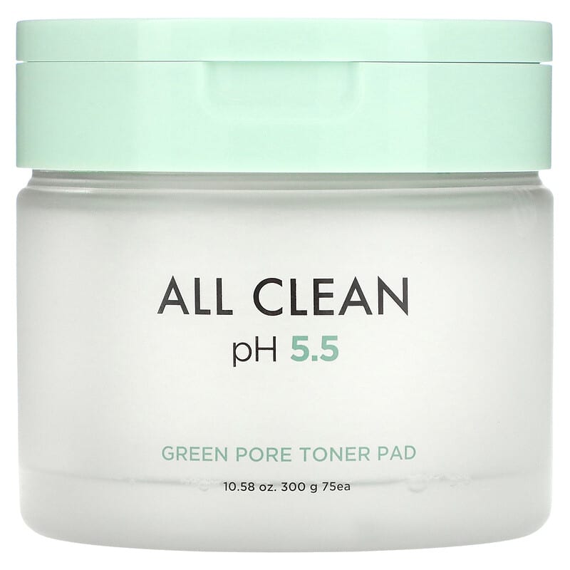 All Clean, Green Pore Toner Pad, 75 Pads, 10.58 oz (300 g)