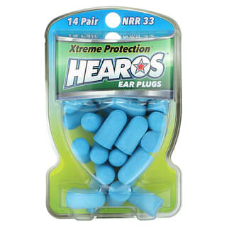 Hearos, Tapones para los oídos, Xtreme Protection, 14 Pares