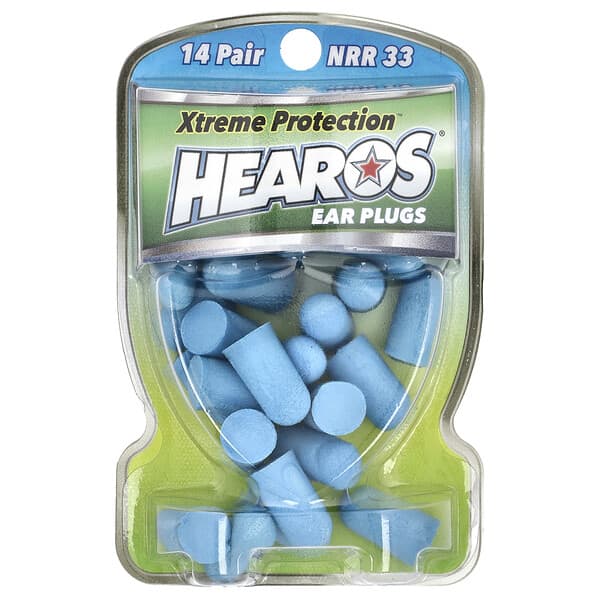 Hearos, Ear Plugs, Xtreme Protection™, 14 Pair