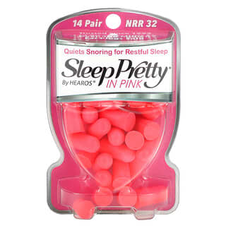 Hearos, 耳塞，Sleep Pretty 粉紅色，14 對