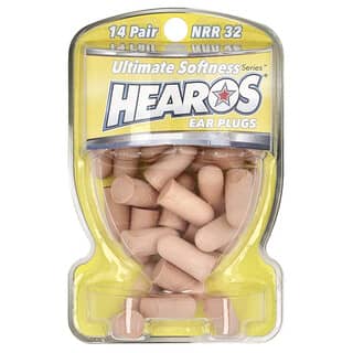 Hearos, Tapones para los oídos, NRR 32, 14 pares