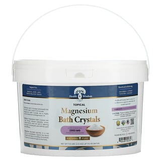Health and Wisdom, Magnesium Bath Crystals, 5.5 lbs (2.5 kg)
