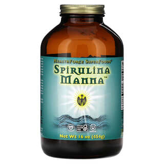 HealthForce Superfoods, Spirulina Manna，钝顶螺旋藻，16 盎司（454 克）