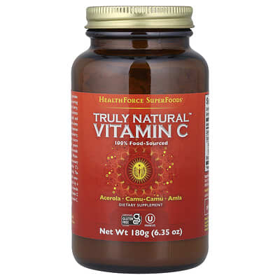 HealthForce Superfoods, Truly Natural™ Vitamin C, 6.35 oz (180 g)