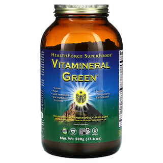 HealthForce Superfoods, Vitamineral Green, Version 5.6, 17.6 oz (500 g)
