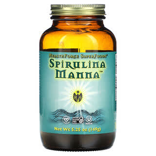 HealthForce Superfoods, Spirulina Manna，钝顶螺旋藻，5.25 盎司（149 克）