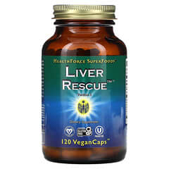 HealthForce Superfoods, Liver Rescue, Unterstützung der Leber, Version 6, 120 vegane Kapseln