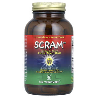 HealthForce Superfoods, Scram, 150 capsules véganes