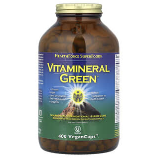 HealthForce Superfoods, Vitamineral Green, Version 5.6, 400 VeganCaps