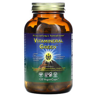 HealthForce Superfoods, Vitamineral Green`` 120 cápsulas veganas